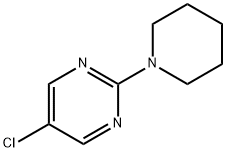 Pyrimidine, 5-chloro-2-(1-piperidinyl)- 结构式