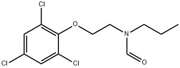 Formamide, N-propyl-N-[2-(2,4,6-trichlorophenoxy)ethyl]- Struktur
