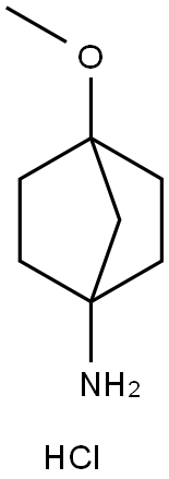 Bicyclo[2.2.1]heptan-1-amine, 4-methoxy-, hydrochloride (1:1) Struktur