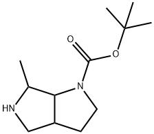 tert-Butyl 6-methylhexahydropyrrolo[3,4-b]pyrrole-1(2H)-carboxylate Structure