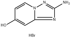 [1,2,4]Triazolo[1,5-a]pyridin-7-ol, 2-amino-, hydrobromide (1:1) Structure