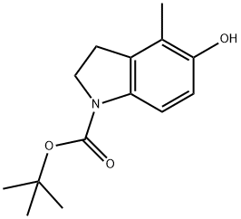 5-羟基-4-甲基吲哚-1-羧酸叔丁酯, 226710-87-8, 结构式