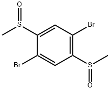 Benzene, 1,4-dibromo-2,5-bis(methylsulfinyl)- 化学構造式