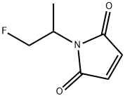 1H-Pyrrole-2,5-dione, 1-(2-fluoro-1-methylethyl)- Structure