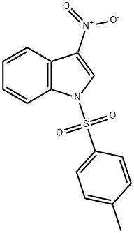 1H-Indole, 1-[(4-methylphenyl)sulfonyl]-3-nitro- Structure