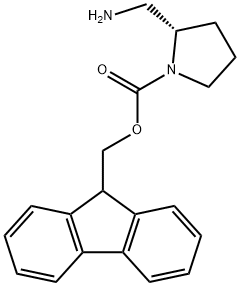 228715-05-7 1-Pyrrol1-Pyrrolidinecarboxylic acid, 2-(aminomethyl)-, 9H-fluoren-9-ylmethyl ester, (2S…idinecarboxylic acid, 2-(aminomethyl)-, 9H-fluoren-9-ylmethyl ester, (2S…