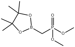 dimethyl [(tetramethyl-1,3,2-dioxaborolan-2-yl)methyl]phosphonate 化学構造式