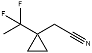 2-(1-(1,1-Difluoroethyl)cyclopropyl)acetonitrile Struktur