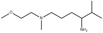 1,4-Hexanediamine, N1-(2-methoxyethyl)-N1,5-dimethyl- Structure