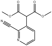 1,3-Dimethyl 2-(2-cyanopyridin-3-yl)propanedioate Struktur