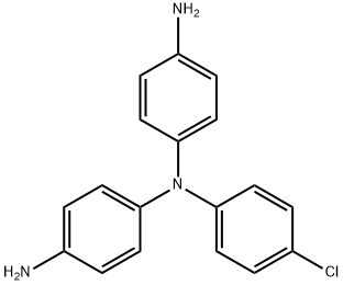 1-N-(4-Aminophenyl)-1-N-(4-chlorophenyl)benzene-1,4-diamine 化学構造式