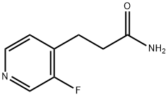 3-(3-Fluoropyridin-4-yl)propanamide Struktur