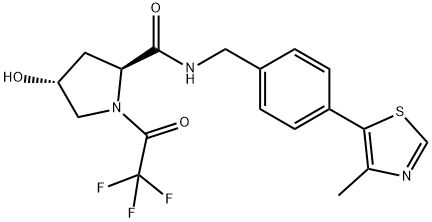 FLUORINATED VHL SPY MOLECULE 3, 2290526-29-1, 结构式