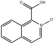 isoquinoline 1-carboxylic acid N-oxide Structure