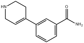Benzamide, 3-(1,2,3,6-tetrahydro-4-pyridinyl)- Structure