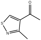1-(3-甲基-4-异噻唑基)乙酮, 23031-80-3, 结构式