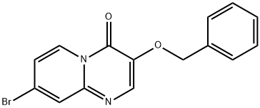 3-(Benzyloxy)-8-bromo-4H-pyrido[1,2-a]pyrimidin-4-one Structure