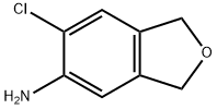 6-Chloro-1,3-dihydroisobenzofuran-5-amine 化学構造式