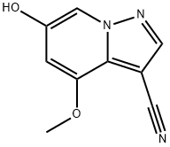 Pyrazolo[1,5-a]pyridine-3-carbonitrile, 6-hydroxy-4-methoxy-,2305070-03-3,结构式