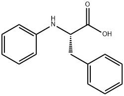 Phenylalanine, N-phenyl- 化学構造式