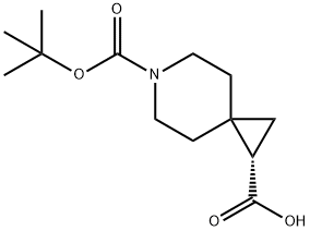 (2S)-6-tert-butoxycarbonyl-6-azaspiro[2.5]octane-2-carboxylic acid Structure