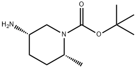 1-Piperidinecarboxylic acid, 5-amino-2-methyl-, 1,1-dimethylethyl ester, (2R,5S)…,2306249-72-7,结构式