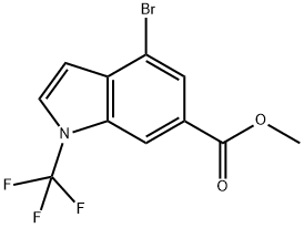 2306261-99-2 methyl 4-bromo-1-(trifluoromethyl)indole-6-carboxylate