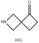 2-Azaspiro[3.3]heptan-5-one, hydrochloride (1:1) 化学構造式
