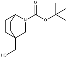 2-Azabicyclo[2.2.2]octane-2-carboxylic acid, 4-(hydroxymethyl)-, 1,1-dimethylethyl ester|4-(羟甲基)-2-氮杂双环[2.2.2]辛烷-2-羧酸叔丁酯