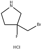 Pyrrolidine, 3-(bromomethyl)-3-fluoro-, hydrochloride (1:1)|3-(溴甲基)-3-氟吡咯烷盐酸盐