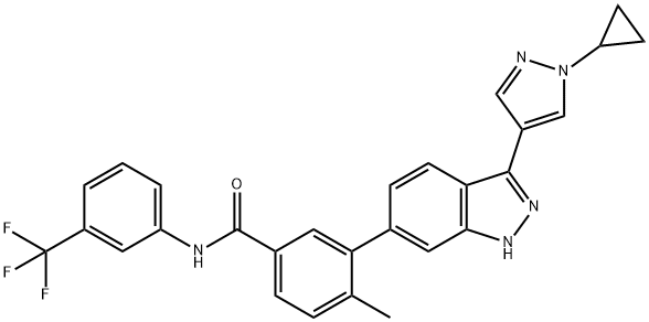 FGFR1/DDR2 inhibitor 1 Struktur