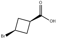 Cyclobutanecarboxylic acid, 3-bromo-, cis- Structure