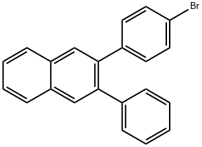 Naphthalene, 2-(4-bromophenyl)-3-phenyl- Structure