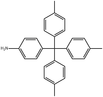 4-[三(4-甲基苯基)甲基]-苯胺 结构式