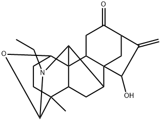 准葛尔乌头胺,23179-78-4,结构式
