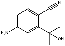 4-氨基-2-(2-羟基丙烷-2-基)苯甲腈, 2320463-04-3, 结构式