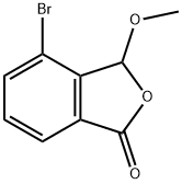 4-Bromo-3-methoxyisobenzofuran-1(3H)-one,2322511-81-7,结构式