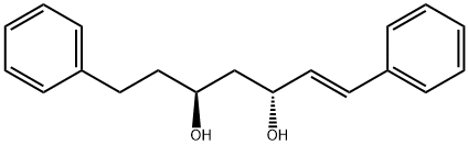 (3R,5S,E)-1,7-Diphenylhept-1-ene-3,5-diol Struktur