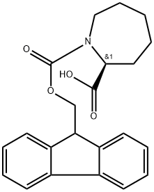 (S)-1-FMOC-AZEPANE-2-CARBOXYLIC ACID,2322925-11-9,结构式