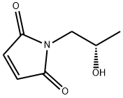 1H-Pyrrole-2,5-dione, 1-[(2S)-2-hydroxypropyl]- Structure