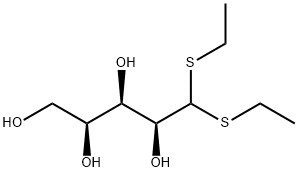 L-木糖缩二乙硫醇, 23259-79-2, 结构式