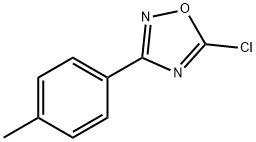 5-氯-3-(4-甲基苯基)-1,2,4-噁二唑,23275-38-9,结构式