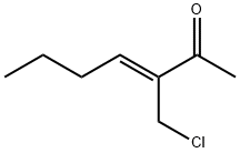 3-Hepten-2-one, 3-(chloromethyl)-, (3Z)- Struktur