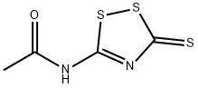 N-(3-硫代-3H-1,2,4-二噻唑-5-基)乙酰胺, 23405-40-5, 结构式