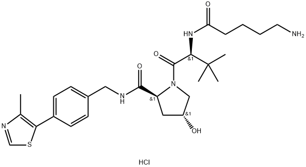 VH032-C4-NH2 dihydrochloride Structure