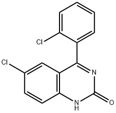 2(1H)-Quinazolinone, 6-chloro-4-(2-chlorophenyl)-