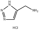 1H-1,2,3-三唑-4-基甲胺(盐酸盐)(1:2) 结构式