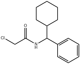 Acetamide, 2-chloro-N-(cyclohexylphenylmethyl)- Structure