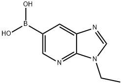 {3-Ethylimidazo[4,5-b]pyridin-6-yl}boronic acid Structure