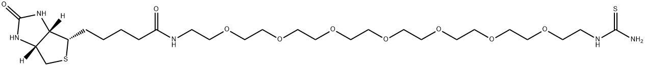 生物素-七聚乙二醇-硫脲 结构式